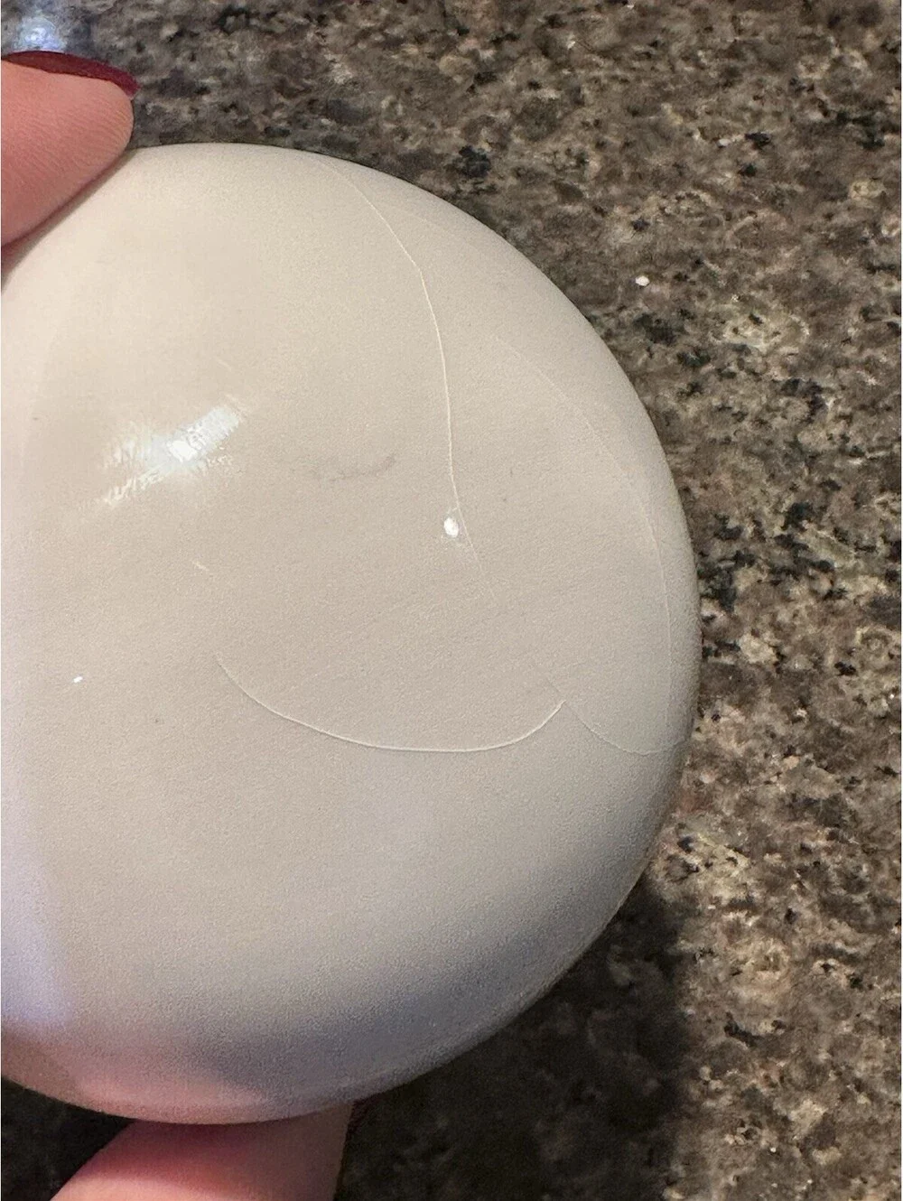 Ceramic LOVE Sphere Orb Rae Dunn Style White Farmhouse Valentine Tier Tray Deco